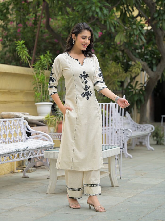 Cotton kurta Palazzo set - Image 5