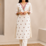 Khadi cotton kurta Palazzo set