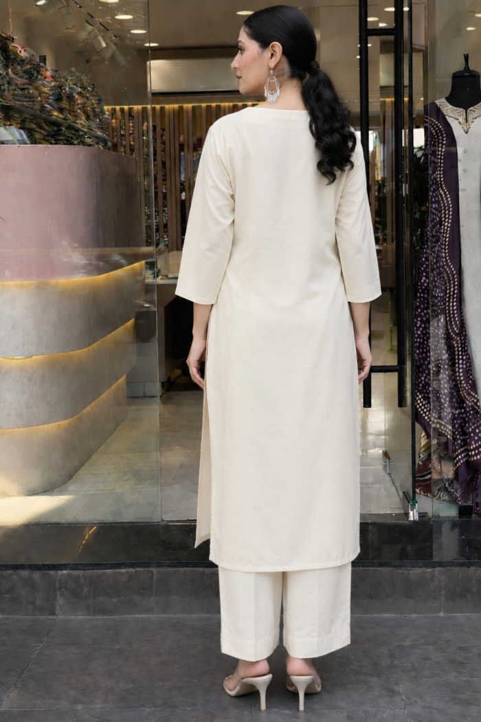 Zuroh Off-White kurta set
